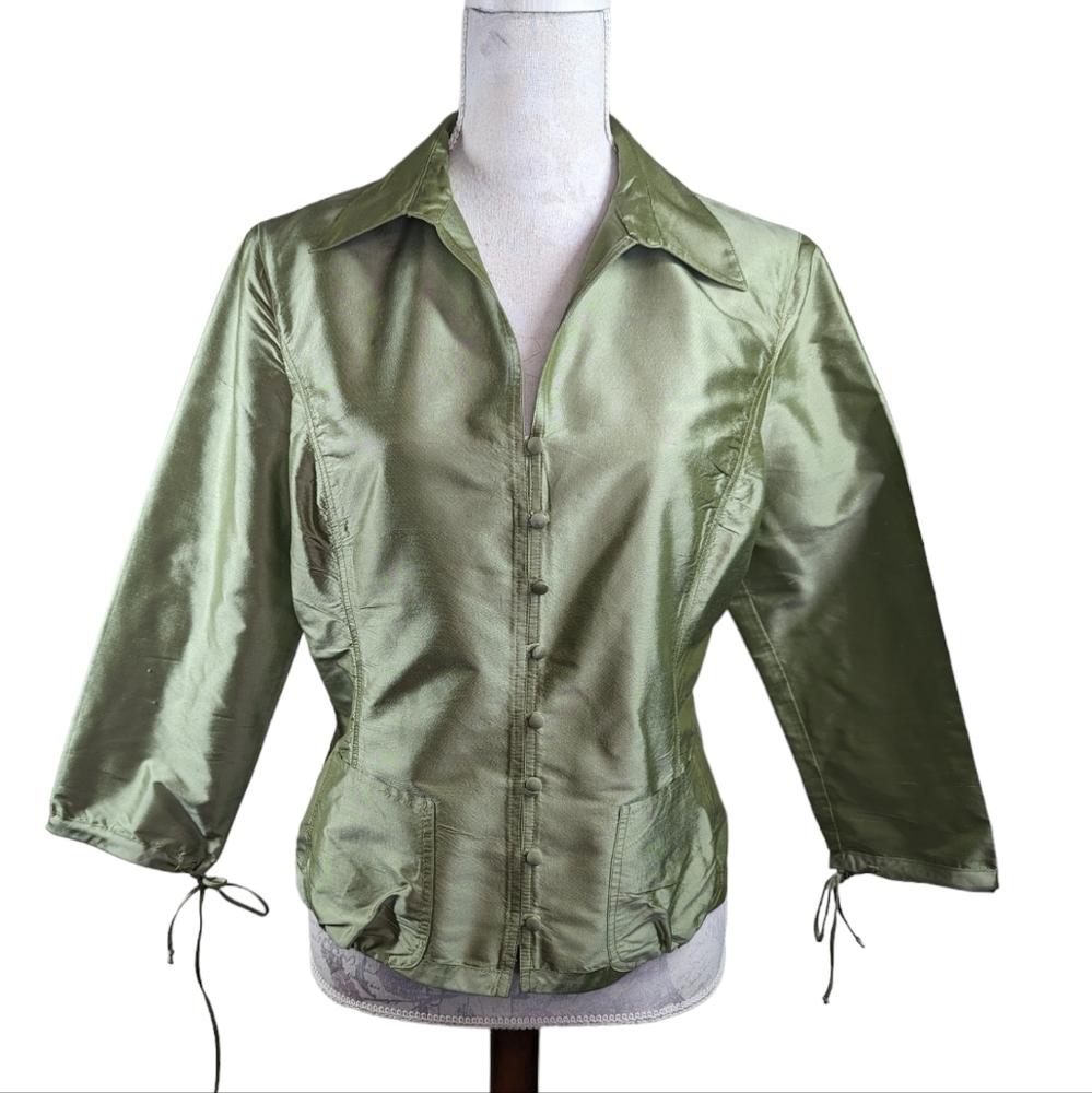 Elegant Green Blouse